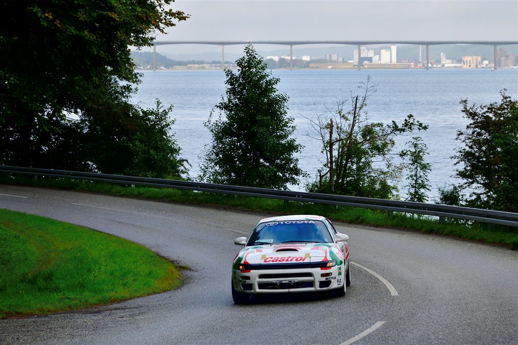 Claus Heede fra Vejle kørte sin Toyota Celica fra 1990 frem til en placering som nr. 2 i sidste års Munkebjerg Hill Climb. Kan han gøre det bedre i år.
(Foto: Michael Eisenberg)